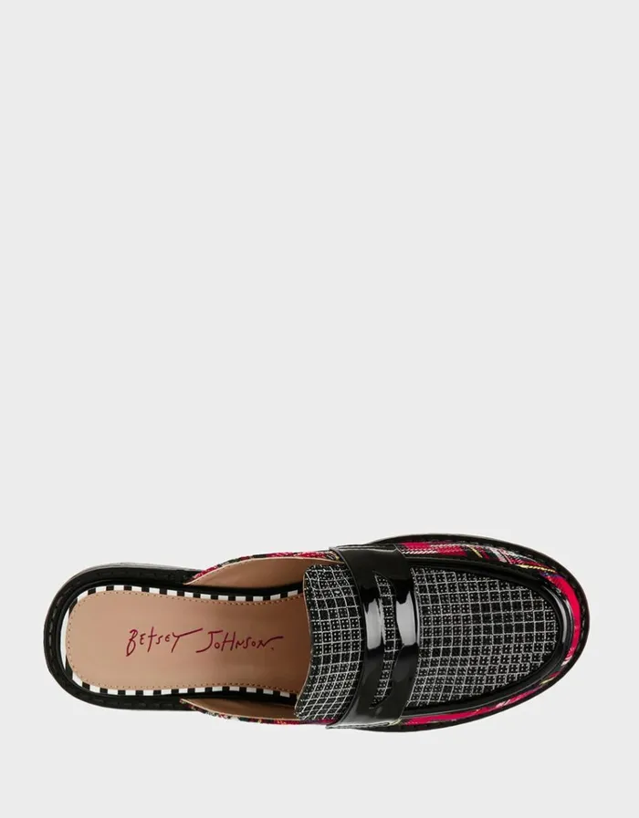 Women RONIN RED PLAID Red Plaid Betsey Johnson
