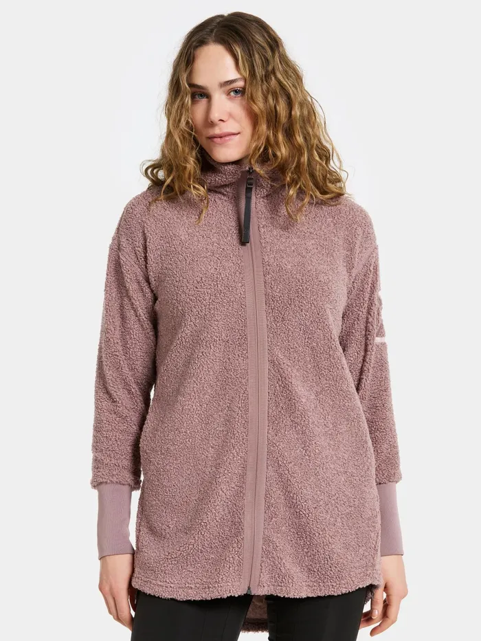 Women Sally FullZip Faded Wine Didriksons Spring Jackets
