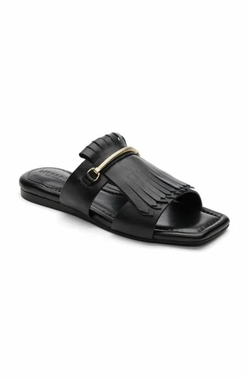 Women Sandals Liverpool Los Angeles Dana Point Kiltie Flat Sandal Black