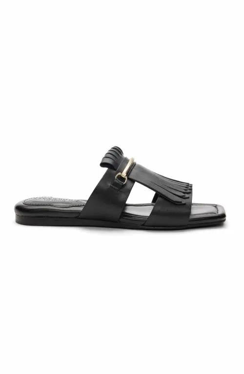 Women Sandals Liverpool Los Angeles Dana Point Kiltie Flat Sandal Black
