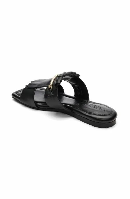 Women Sandals Liverpool Los Angeles Dana Point Kiltie Flat Sandal Black