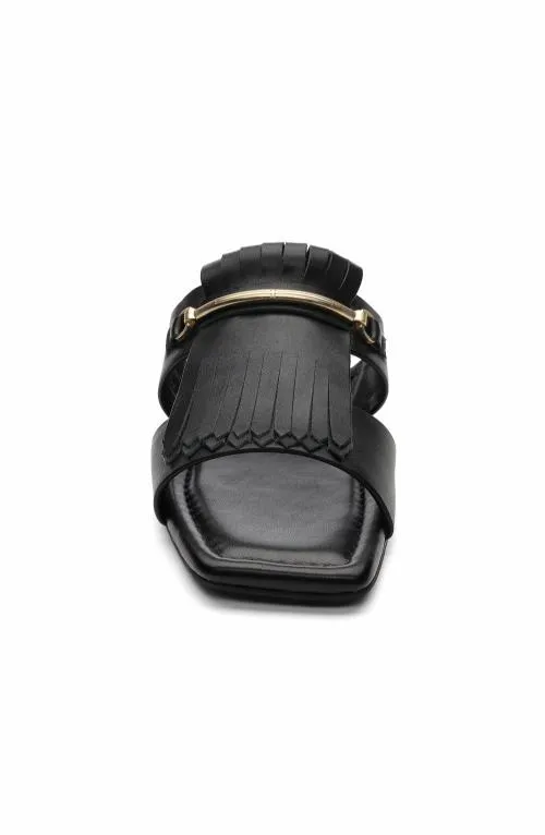 Women Sandals Liverpool Los Angeles Dana Point Kiltie Flat Sandal Black
