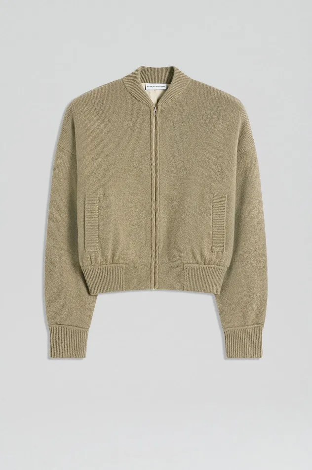 Women Scanlan Theodore CASHMERE BOMBER TRENCH Knitwear Women Scanlan Theodore CASHMERE BOMBER TRENCH Knitwear