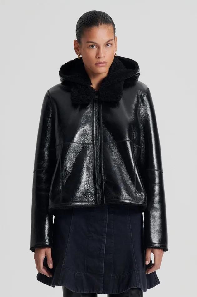 Women Scanlan Theodore SHEARLING JACKET BLACKBLACK Jackets Women Scanlan Theodore SHEARLING JACKET BLACKBLACK Jackets