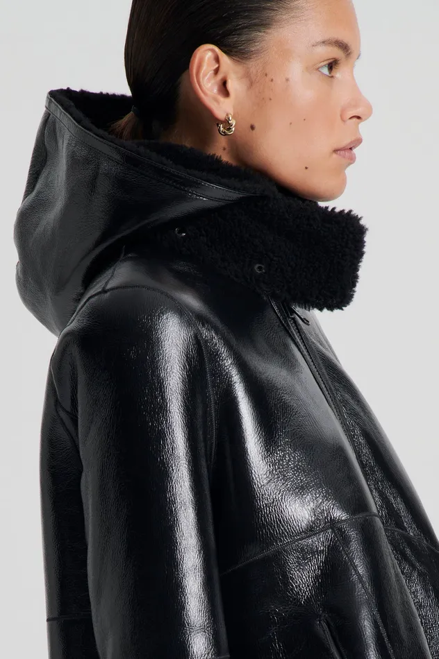 Women Scanlan Theodore SHEARLING JACKET BLACKBLACK Jackets Women Scanlan Theodore SHEARLING JACKET BLACKBLACK Jackets