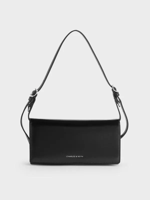Women Sloane Long Wallet 8211 Noir CHARLES and KEITH Long Wallets