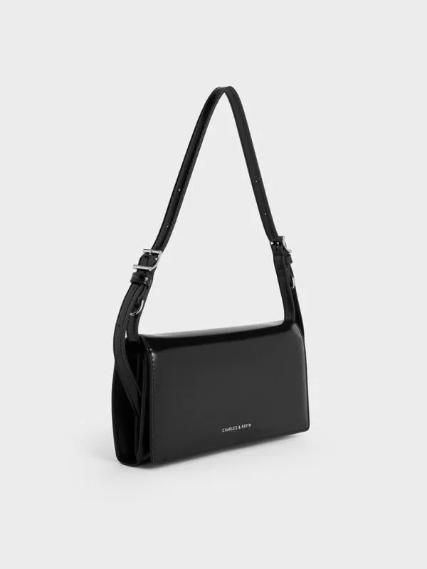 Women Sloane Long Wallet 8211 Noir CHARLES and KEITH Long Wallets