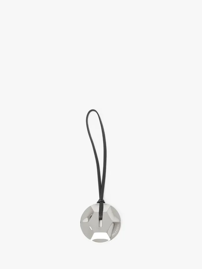 Women SMALL LEATHER GOODS JW Anderson SEQUIN STEEL CHARM Silver