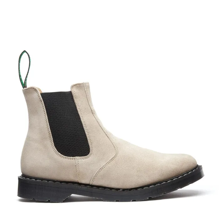 Women Solovair Dealer Boots Sand Suede Dealer Boot