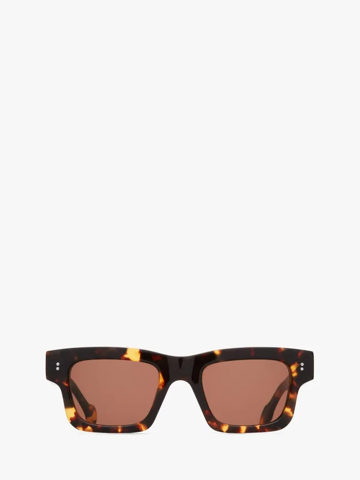 Women SUNGLASSES JW Anderson WAYFARER SUNGLASSES Dark Brown