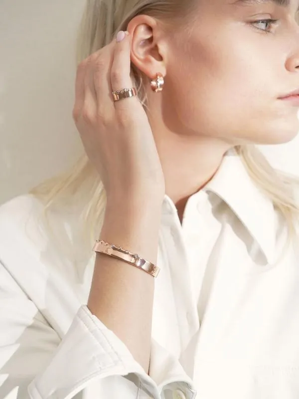 Women Swarovski Crystal Studded Ring 8211 Rose Gold CHARLES and KEITH Rings Women Swarovski Crystal Studded Ring 8211 Rose Gold CHARLES and KEITH Rings