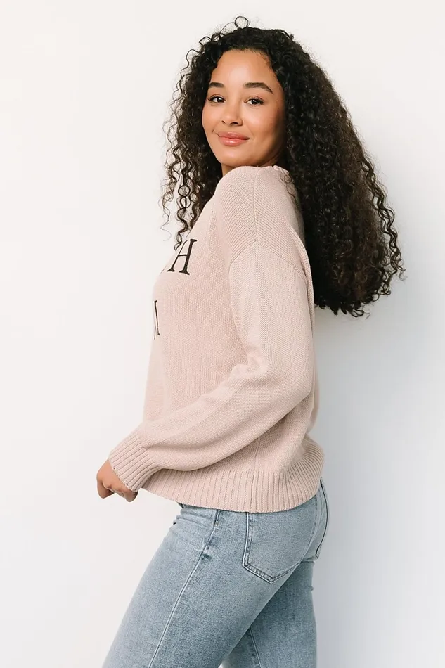 Women Sweaters Baltic Born Beach Bum Knit Sweater Top Sand Women Sweaters Baltic Born Beach Bum Knit Sweater Top Sand