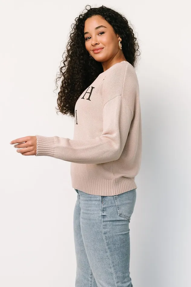 Women Sweaters Baltic Born Beach Bum Knit Sweater Top Sand Women Sweaters Baltic Born Beach Bum Knit Sweater Top Sand