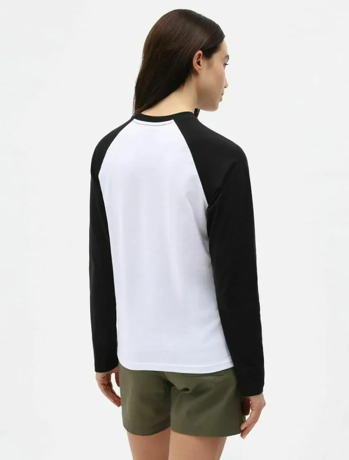 Women TShirts and Tops Dickies Chevak Baseball TShirt Black