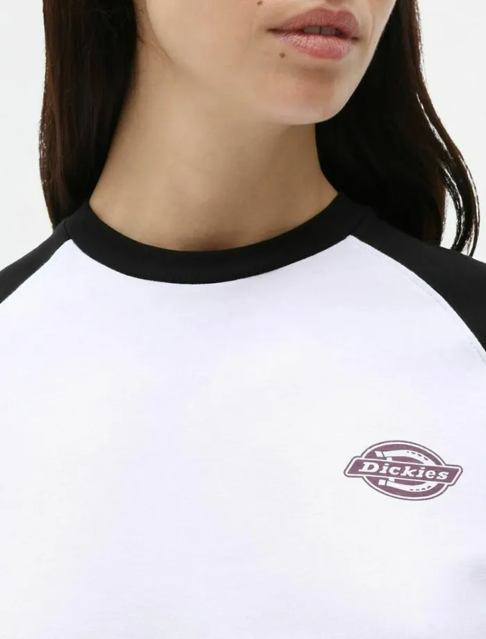 Women TShirts and Tops Dickies Chevak Baseball TShirt Black