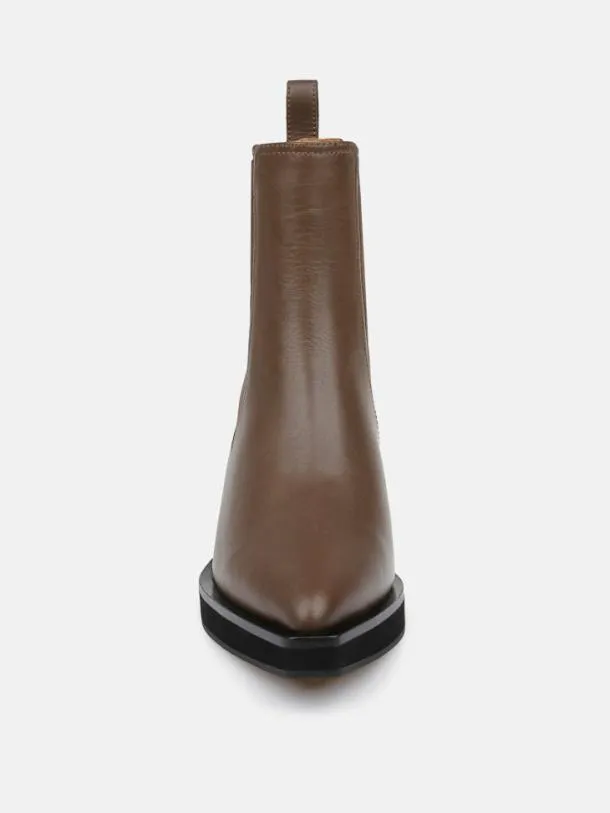 Women TEGAN Brown Clergerie Ankle Boots