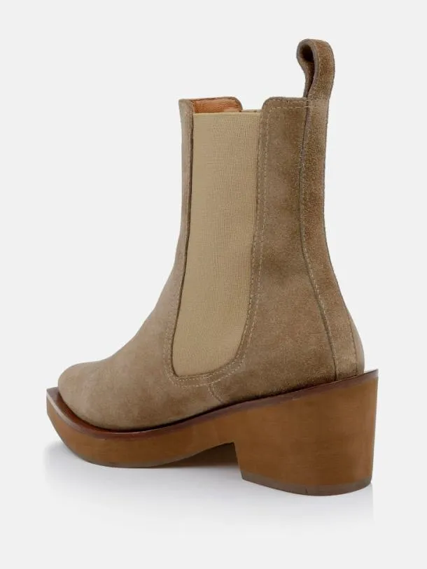 Women TEGAN Suede Gobi Clergerie Ankle Boots