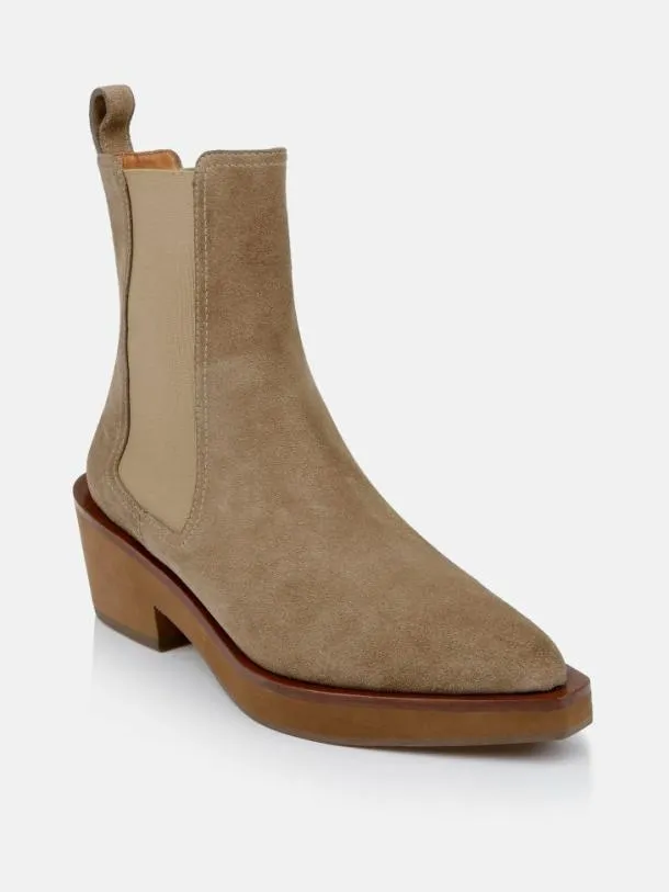 Women TEGAN Suede Gobi Clergerie Ankle Boots