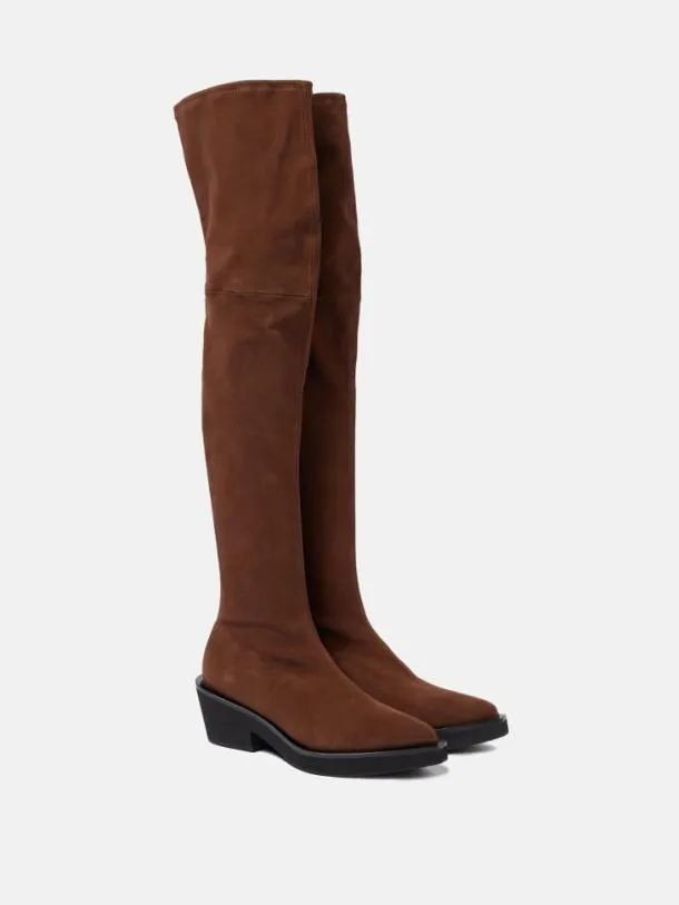 Women TENNY Suede Stretch Brown Clergerie Boots and High Boots