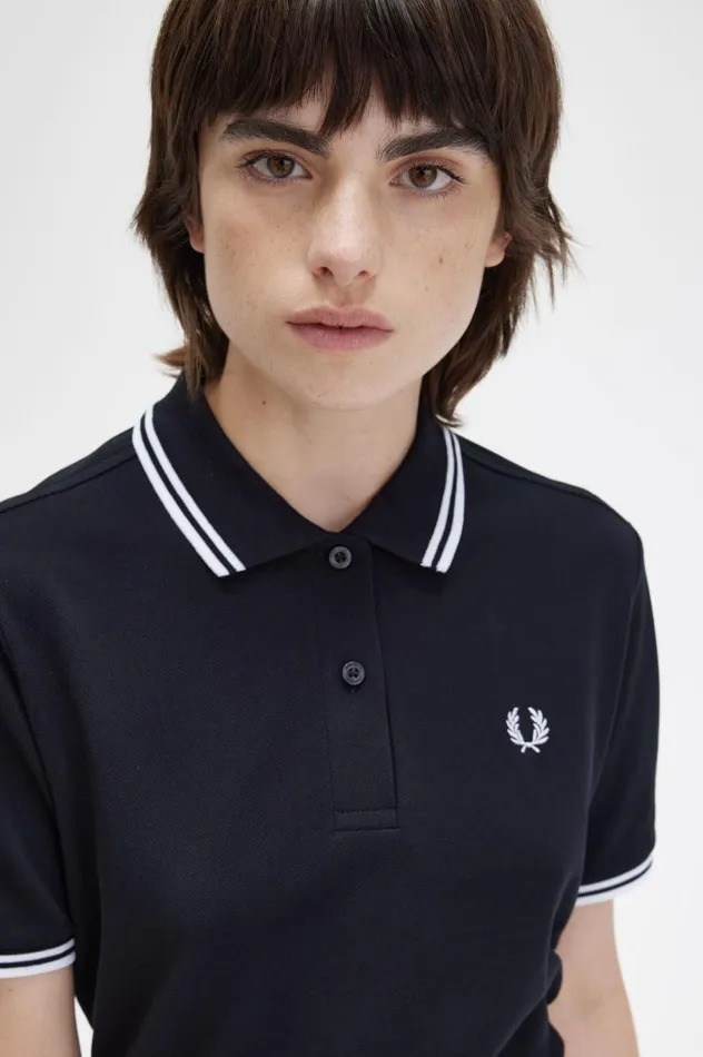 Women The ShirtG3600 Blackwhite Fred Perry The Fred Perry Shirt
