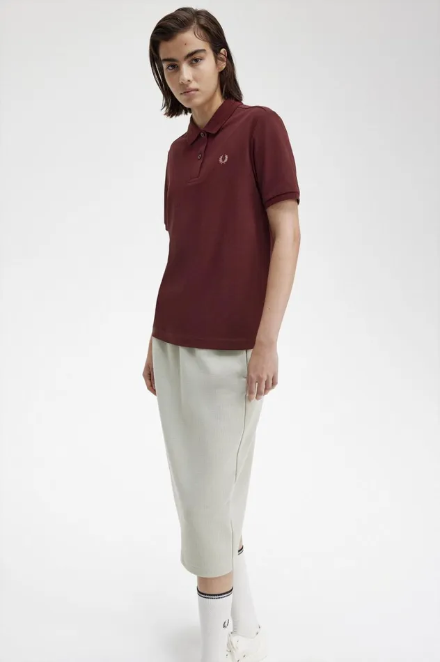 Women The ShirtG6000 Oxblooddusty Rose Pink Fred Perry The Fred Perry Shirt