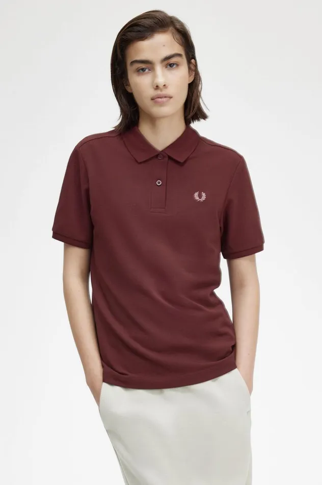 Women The ShirtG6000 Oxblooddusty Rose Pink Fred Perry The Fred Perry Shirt