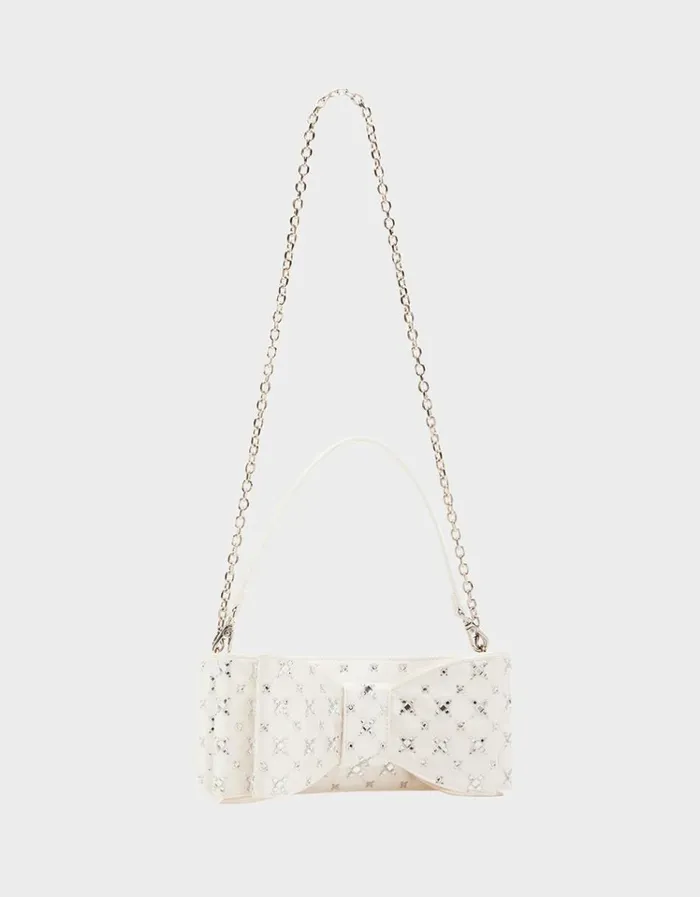 Women TIE THE KNOT BOW BAG IVORY Ivory Betsey Johnson Women TIE THE KNOT BOW BAG IVORY Ivory Betsey Johnson