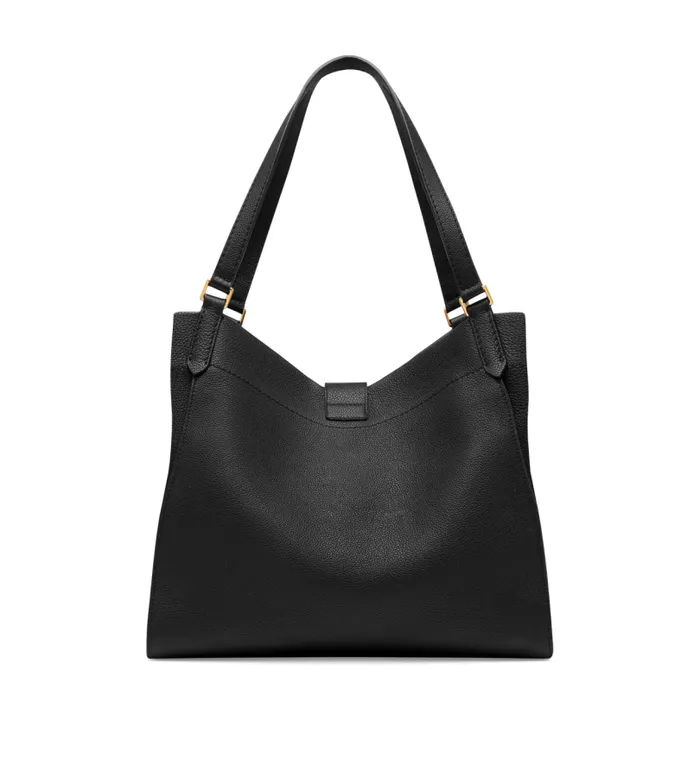 Women Totes Tom Ford Grain Leather Tara Large Tote Black Women Totes Tom Ford Grain Leather Tara Large Tote Black