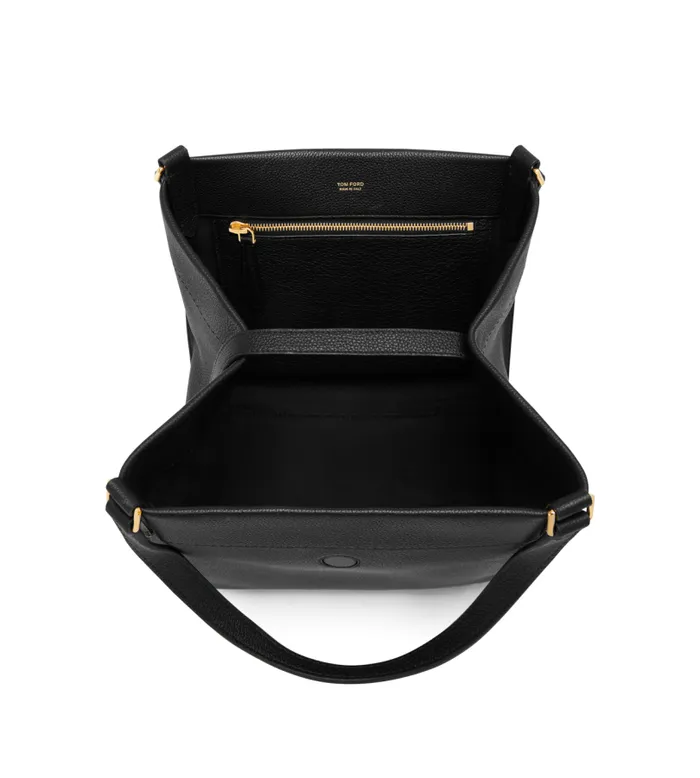 Women Totes Tom Ford Grain Leather Tara Large Tote Black Women Totes Tom Ford Grain Leather Tara Large Tote Black