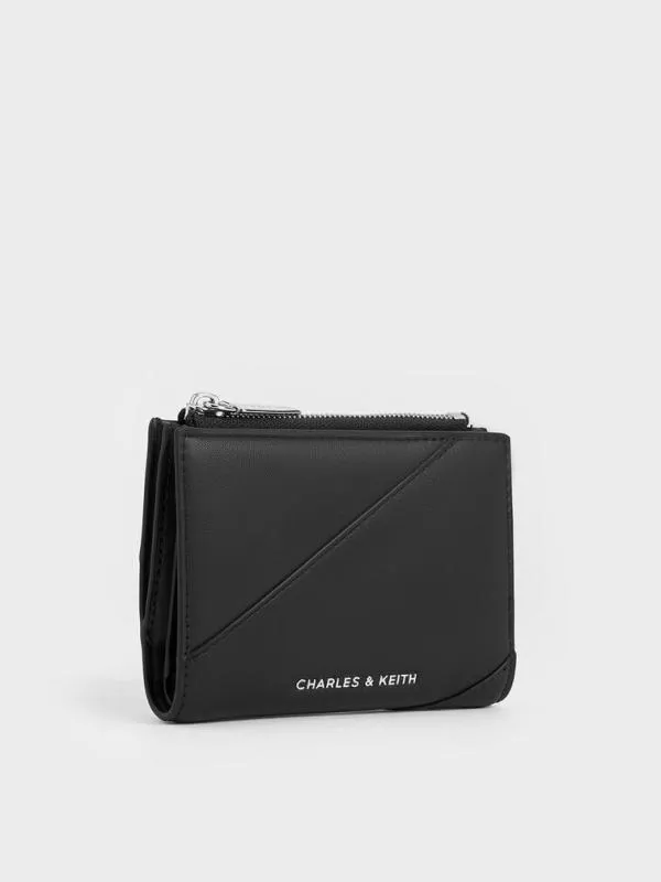 Women Trin StitchTrim Wallet 8211 Noir CHARLES and KEITH Small Wallets