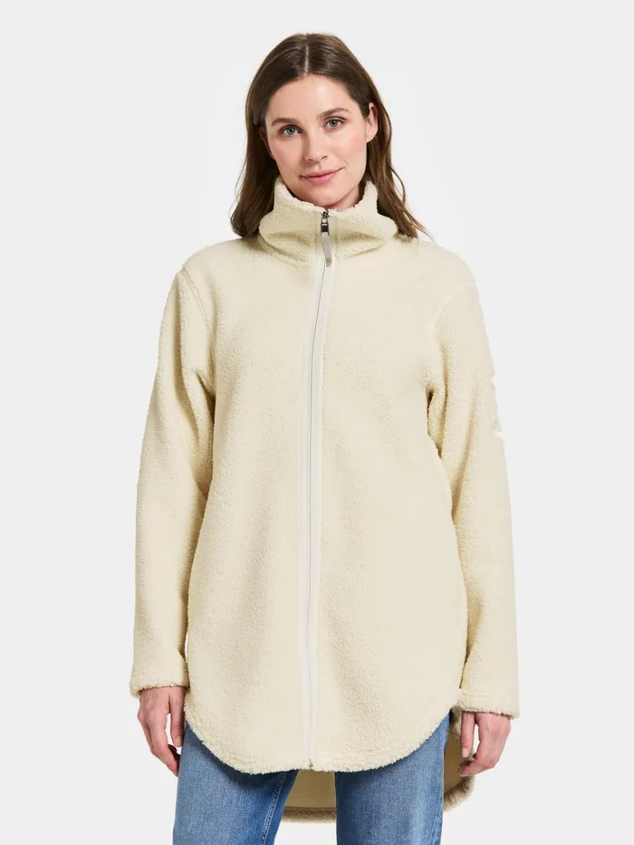 Women UMI FullZip White Foam Didriksons Spring Jackets