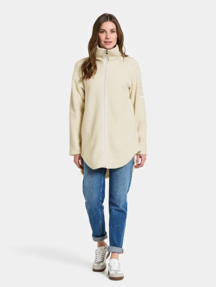Women UMI FullZip White Foam Didriksons Spring Jackets