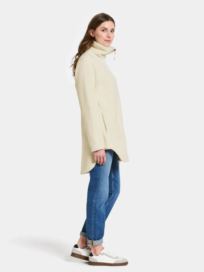Women UMI FullZip White Foam Didriksons Spring Jackets