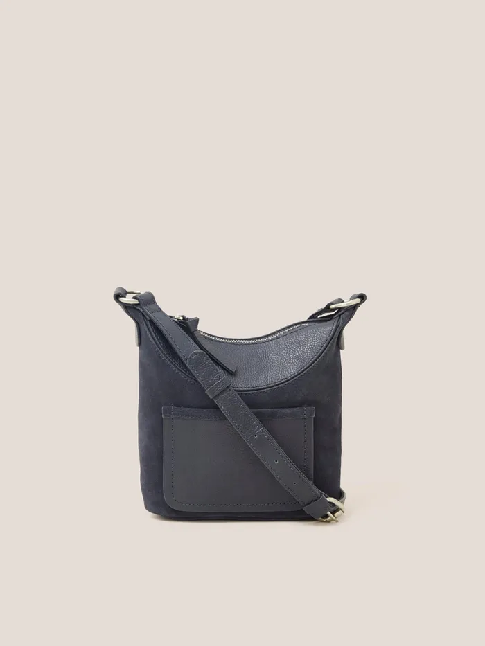 Women White Stuff Accessories Mini Fleur Suede Crossbody