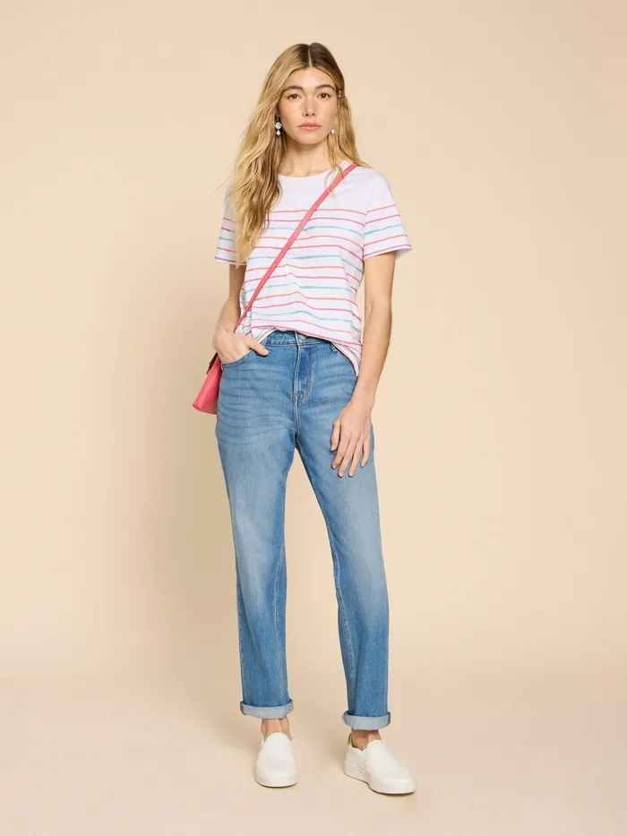 Women White Stuff Clothing ABBIE STRIPE TEE Women White Stuff Clothing ABBIE STRIPE TEE