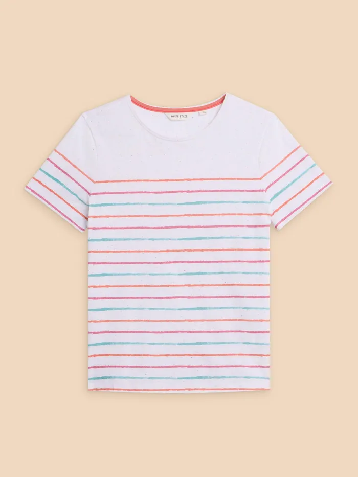 Women White Stuff Clothing ABBIE STRIPE TEE Women White Stuff Clothing ABBIE STRIPE TEE