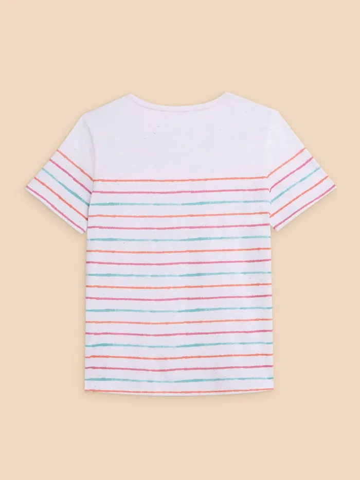 Women White Stuff Clothing ABBIE STRIPE TEE Women White Stuff Clothing ABBIE STRIPE TEE