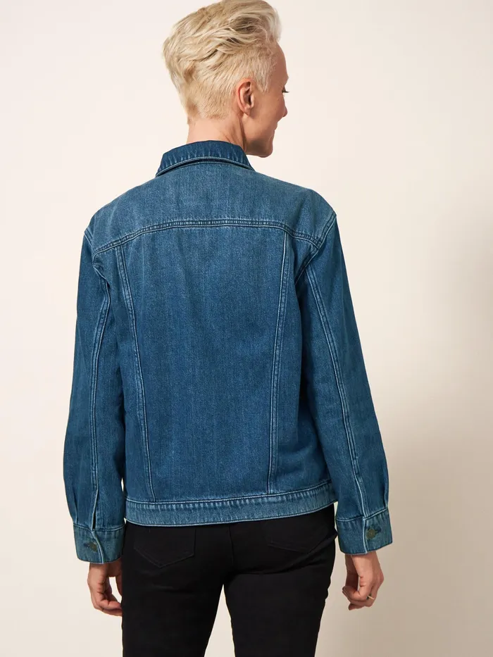 Women White Stuff Clothing Dayton Denim Cotton Jacket Women White Stuff Clothing Dayton Denim Cotton Jacket