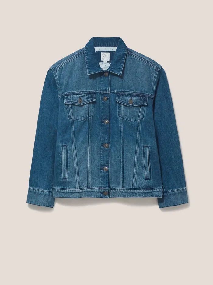 Women White Stuff Clothing Dayton Denim Cotton Jacket Women White Stuff Clothing Dayton Denim Cotton Jacket