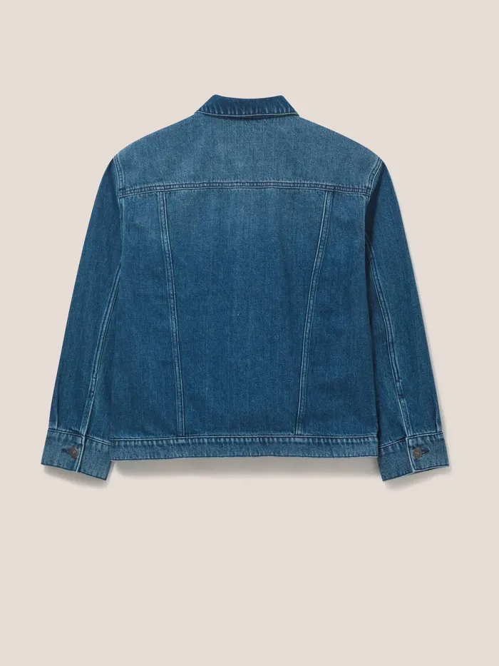 Women White Stuff Clothing Dayton Denim Cotton Jacket Women White Stuff Clothing Dayton Denim Cotton Jacket