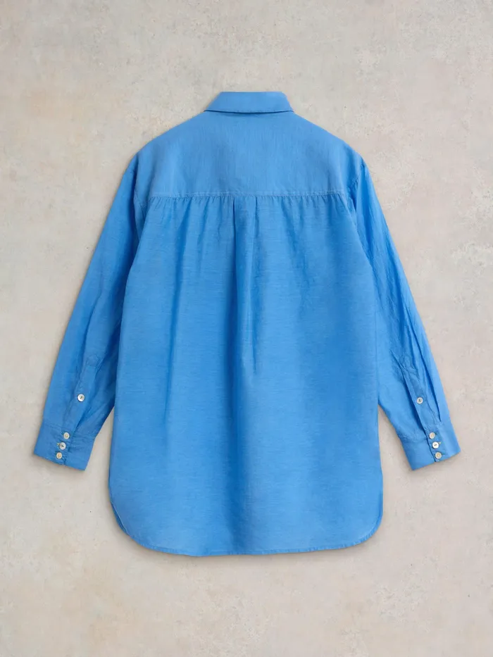 Women White Stuff Clothing Delilah Cotton Silk Shirt