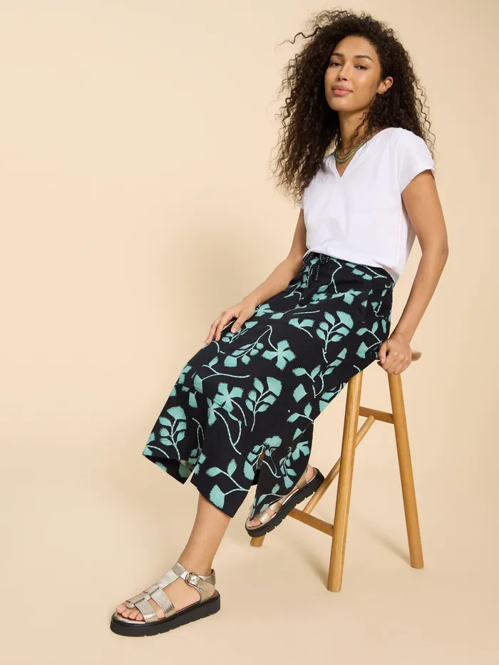 Women White Stuff Clothing Elle Linen Blend Skirt