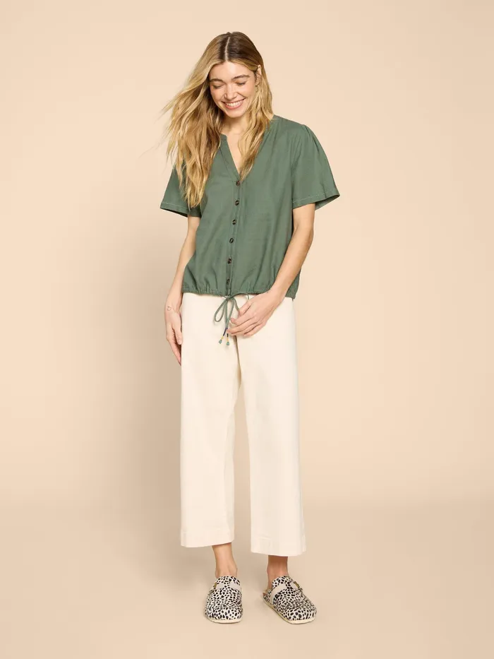 Women White Stuff Clothing Ferne Linen Blend Shirt Women White Stuff Clothing Ferne Linen Blend Shirt