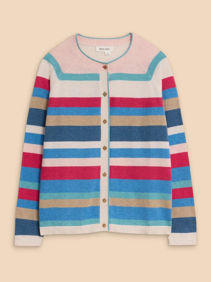 Women White Stuff Clothing LULU STRIPED CARDI Women White Stuff Clothing LULU STRIPED CARDI