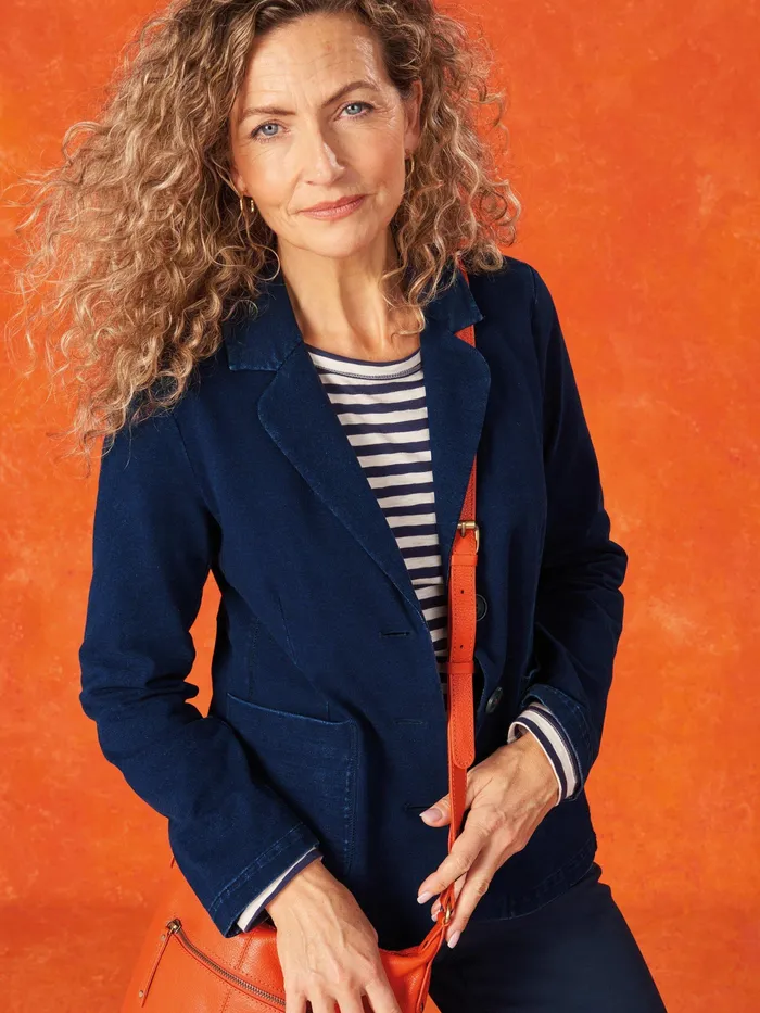 Women White Stuff Clothing Olivia Cotton Jersey Blazer Women White Stuff Clothing Olivia Cotton Jersey Blazer