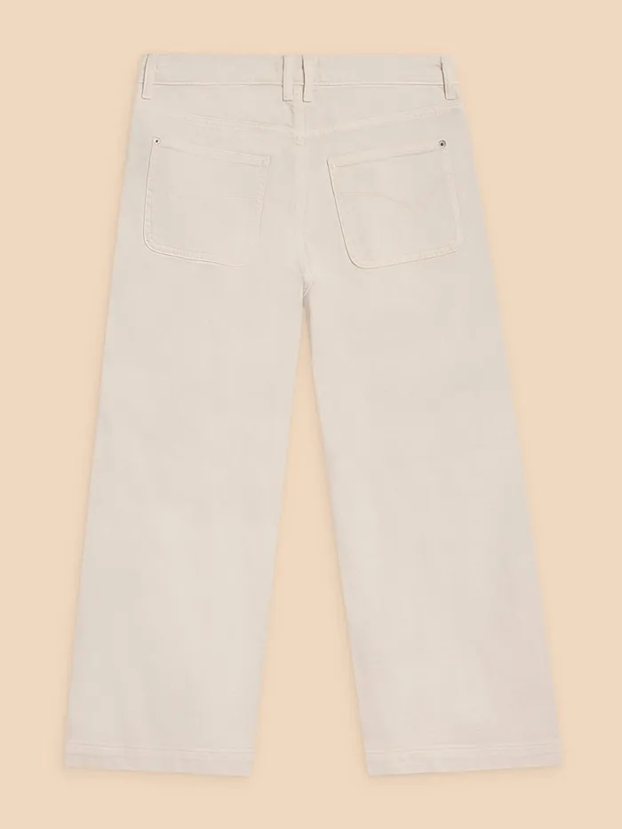 Women White Stuff Clothing Tia Wide Leg Crop Jean