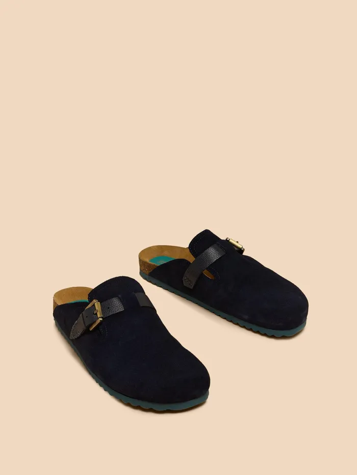 Women White Stuff Footwear Myrtle Suede Slip On Mule