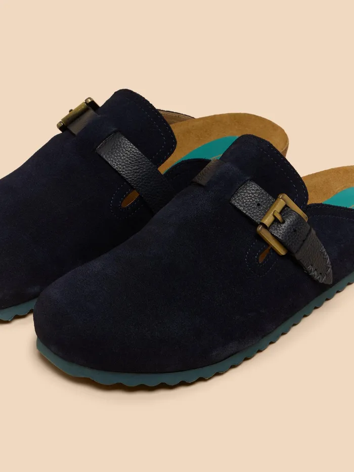 Women White Stuff Footwear Myrtle Suede Slip On Mule