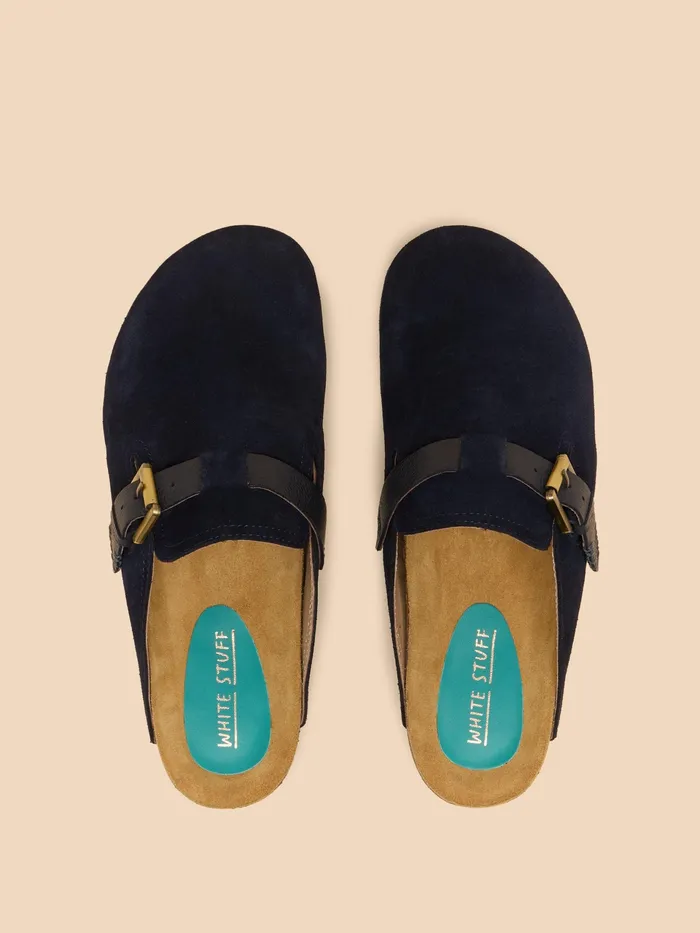 Women White Stuff Footwear Myrtle Suede Slip On Mule