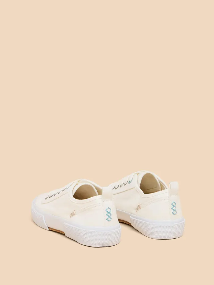 Women White Stuff Footwear Pippa Canvas Lace Up Trainer
